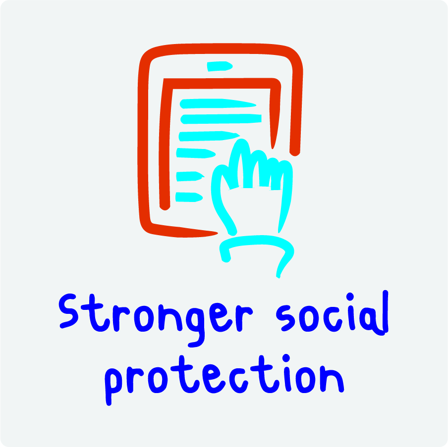 Stronger social protection