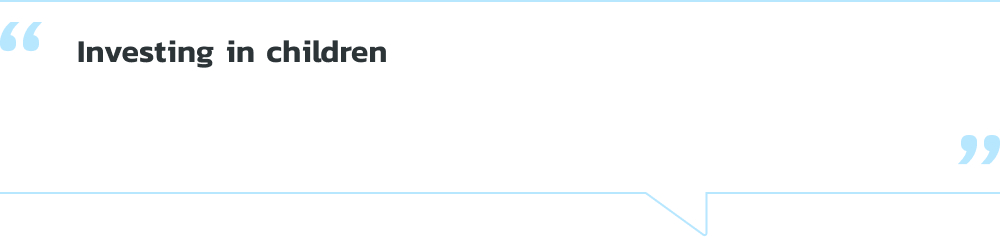 Investing in children is the best investment in our future. Support UNICEF today to help build a brighter future for children around the world.